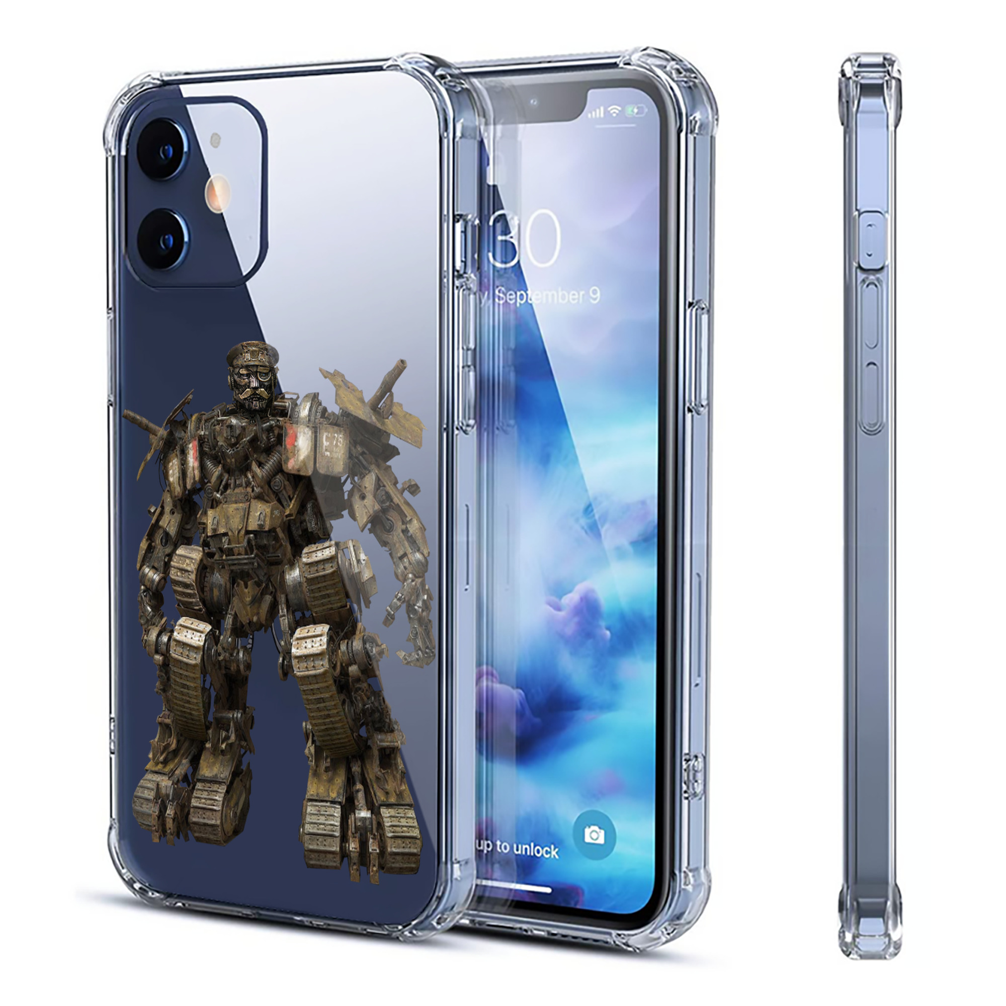 （画像用）  【iPhone 12シリーズ対応】透明スマホケース（クリアソフトケース）